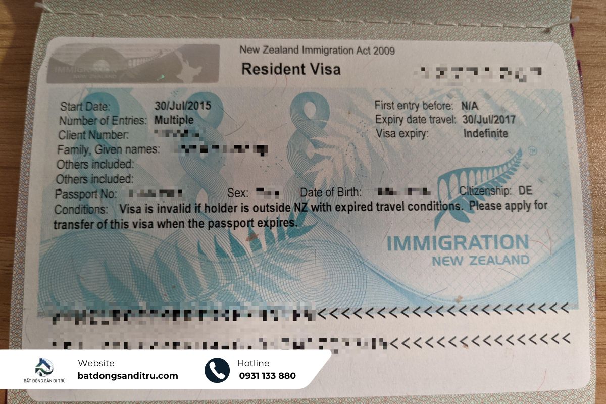 Quyền lợi PR ở New Zealand
